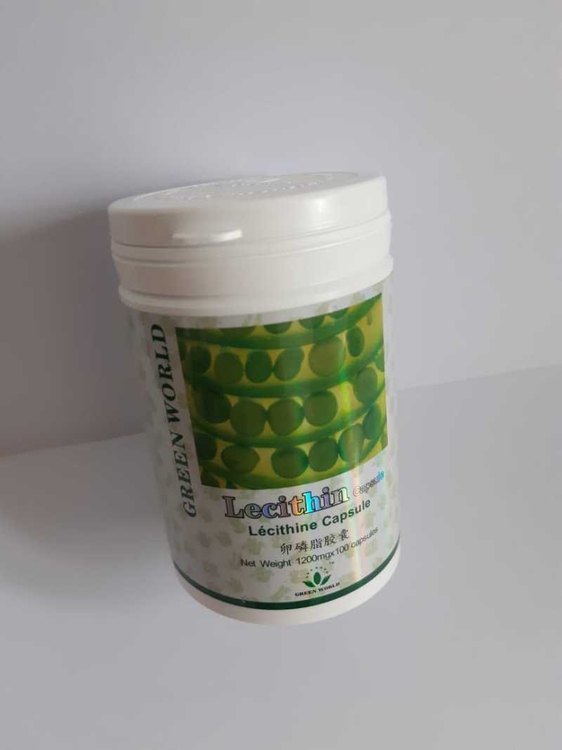 Jual Green World Lecithin Obat Kolesterol [100 Softgel / Original] di