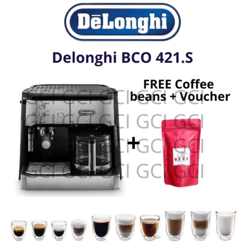 Promo Delonghi Bco421.S Combi Coffee Maker Espresso /Mesin Kopi Bco421