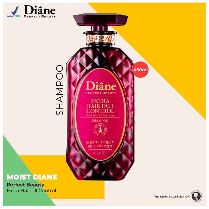 Jual Moist Diane Hair Fall Control Shampoo 450 Ml (made In Japan) Di