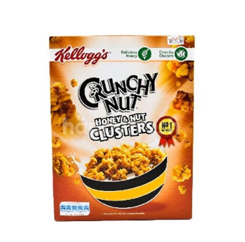 Jual Kellogg's Crunchy Nut Honey & Nut Clusters Cereal 450g di Seller