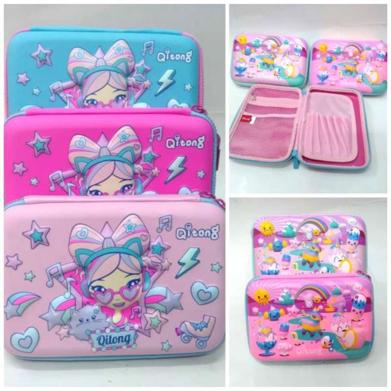 Jual smiggle pencil case / hard top case cute girl di Seller Ashlynn Shop Wanasari, Kab