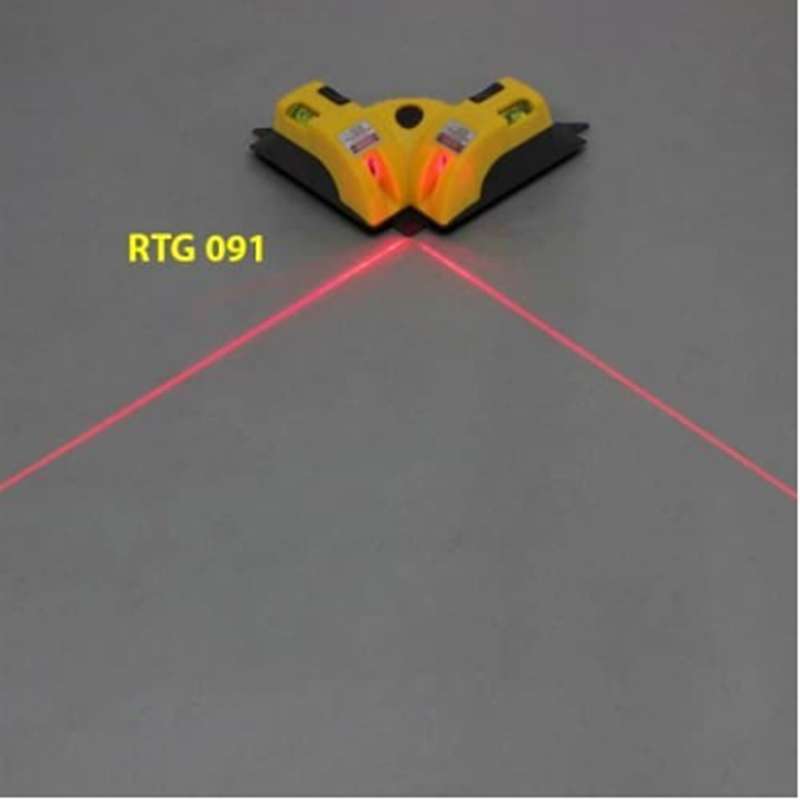 Promo Laser Line Projection Alat Ukur Siku Vertical Horizontal Sudut 90