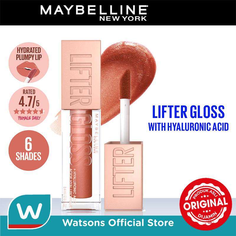 Jual MAYBELLINE Lifter Gloss Lip Gloss Plump MakeUp dengan Hyaluronic Acid di Seller WATSONS