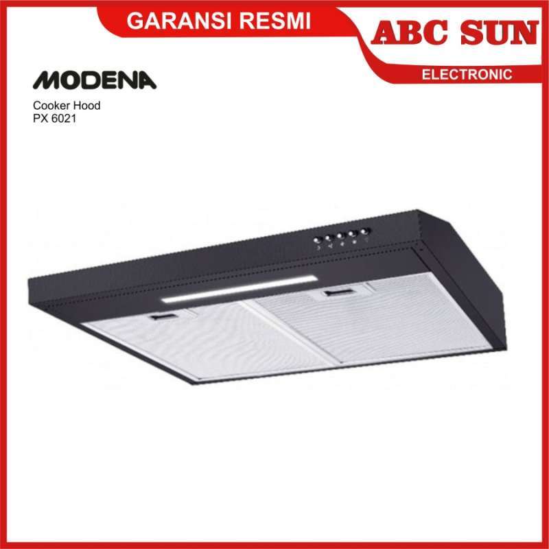 Jual Modena PX6021 Cooker Hood Slim Hood 60 cm Penghisap Asap Kompor di