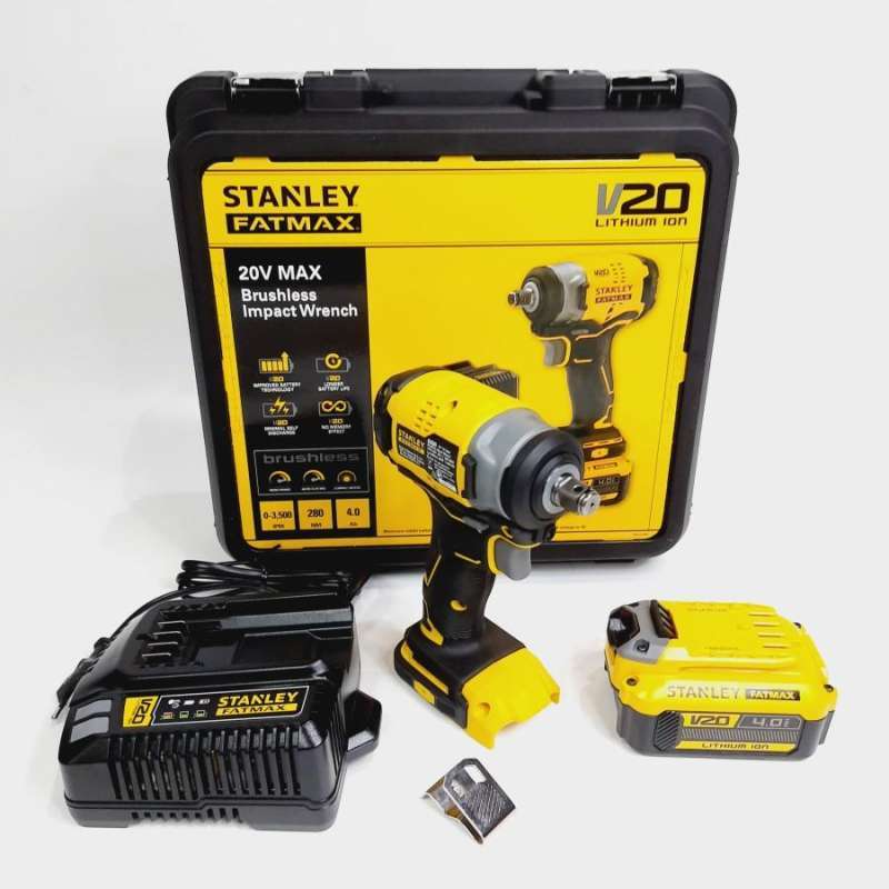 Jual Mesin Impact Wrench 1/2 Cordless Brushless 20V STANLEY SBW910M1K