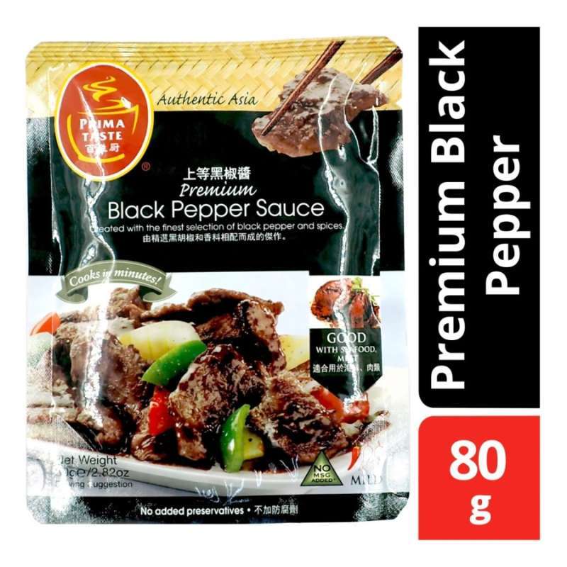 Jual Prima Taste Sauce Premium Black Pepper 80g di Seller Gunung Mas