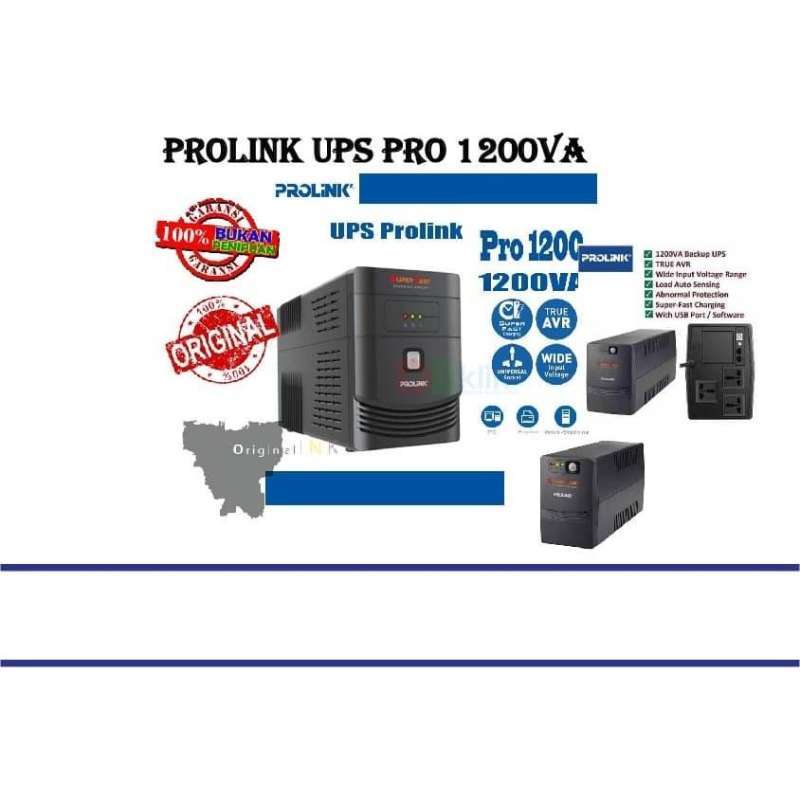 Jual Prolink Ups Pro 1200va Di Seller Cck2303 Jl.mampang Prapatan