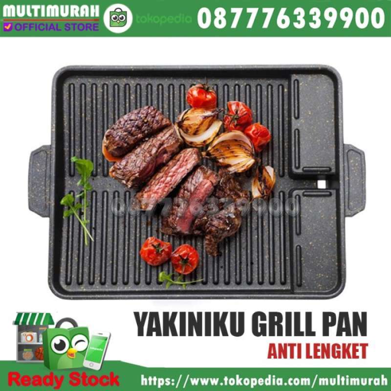 Promo MULTI GRILL PAN Tebal suggo Alat bakar panggang sate ayam daging