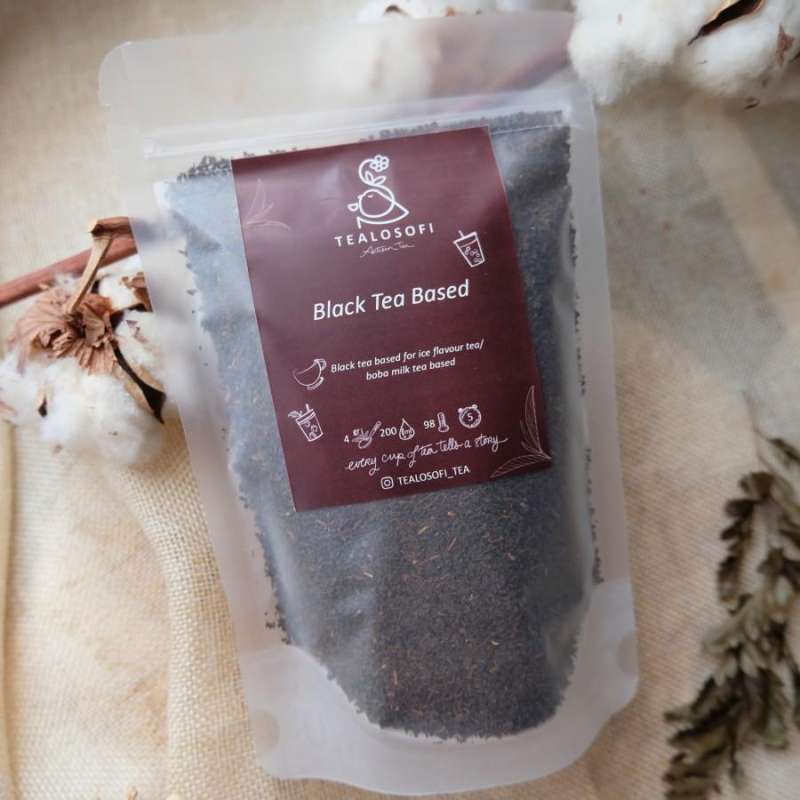 Jual Black Tea Boba Milk Tea Based Dasar Flavour Teh 500 Gram Di