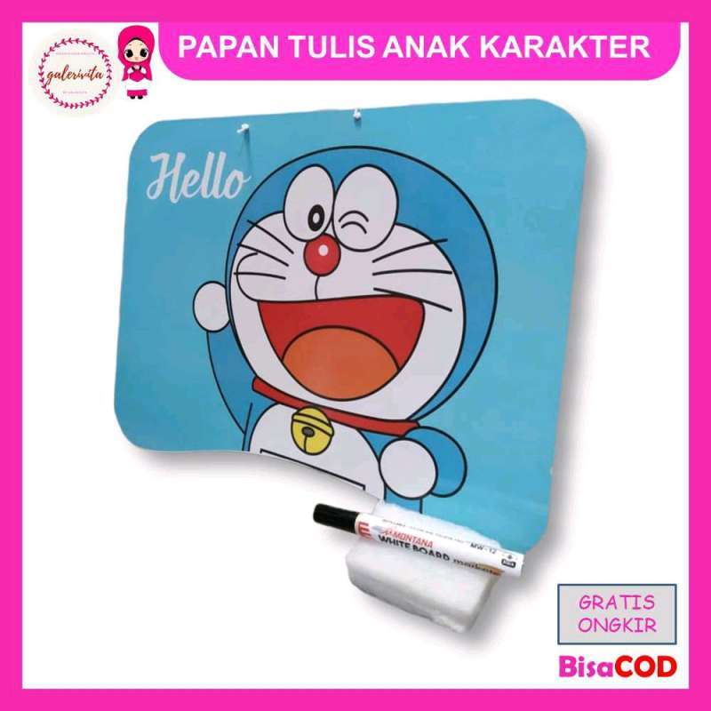 Jual Papan Tulis Karakter / White Board Free Spidol Dan Penghapus ...