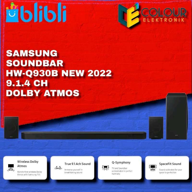 Promo Samsung Soundbar True 9.1.4ch Hwq930b Dengan Wireless Dolby