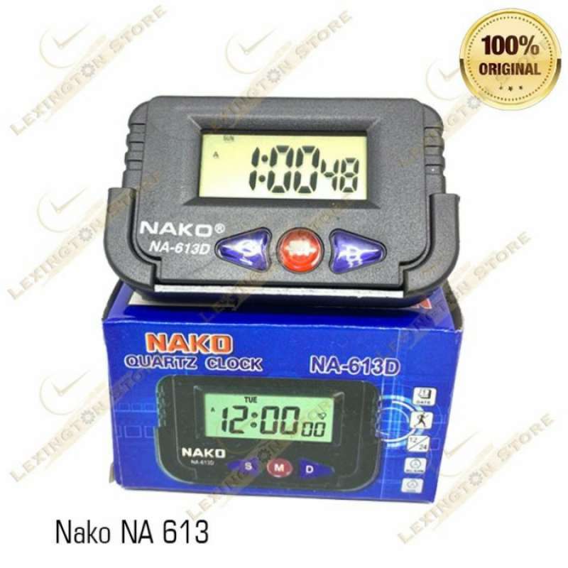 Jual SALE JAM DIGITAL NAKO NA-613D BISA DI TEMPEL DIMOBIL DAN MULTI ...