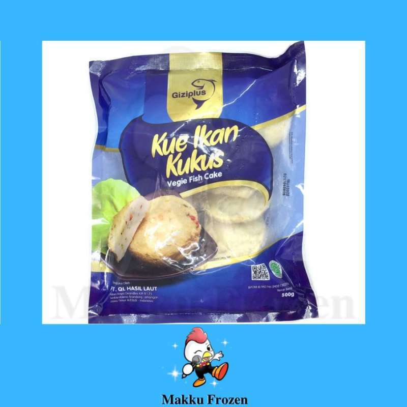 Jual Giziplus Kue Ikan Kukus Vegie Fish Cake 500gr,Halal Dimsum
