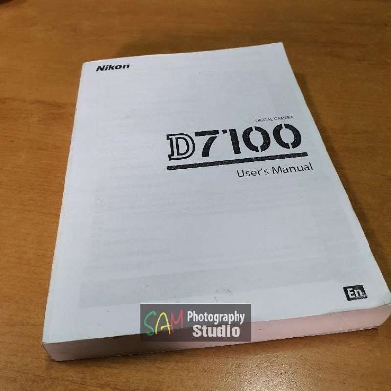 Jual Buku Manual Kamera Nikon D7100 User Manual di Seller Sam