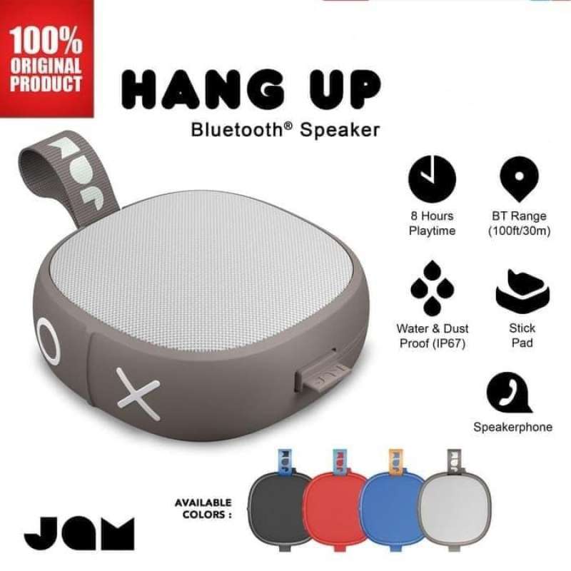 Jual JAM AUDIO Speaker Bluetooth Hang Up Gray Original di