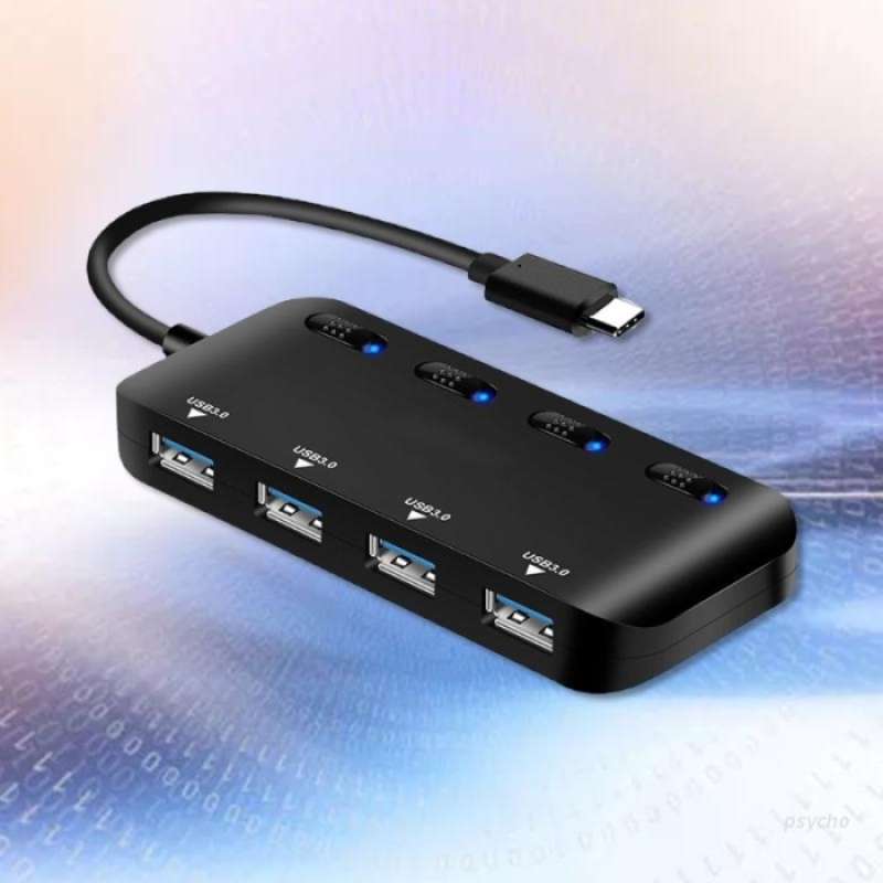 Jual Giga02 Psy Hub 4 Port Usb 3.0 Kecepatan Tinggi 5gbps Untuk Empat ...