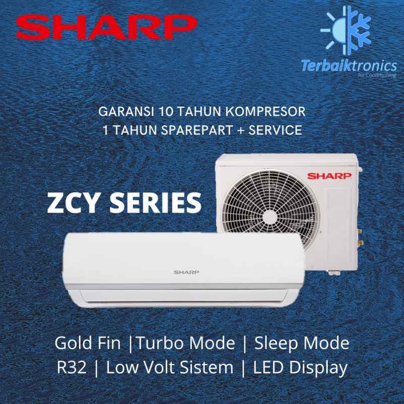 Jual AC Sharp Low Watt 1/2 PK R32 AHA5ZCY / AHA 5ZCY di Seller