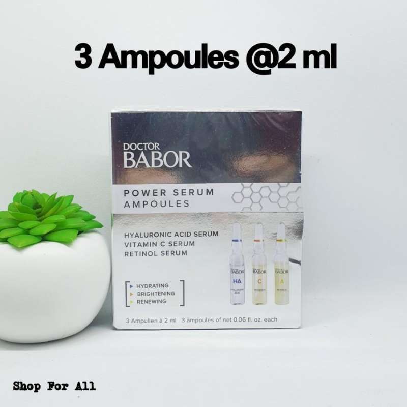Jual DOCTOR BABOR Power Serum Ampoules Hyaluronic Acid + Vitamin C