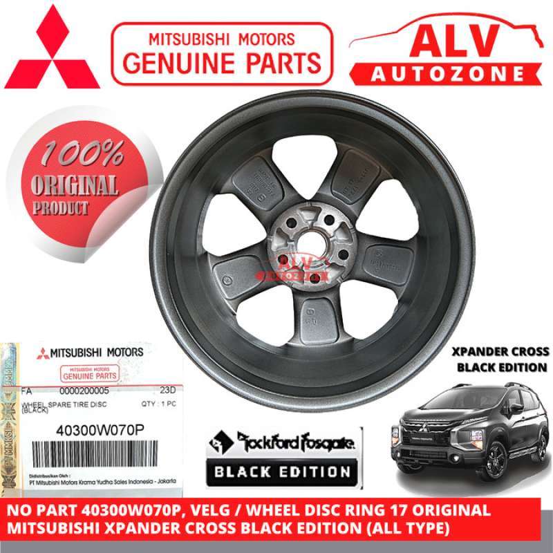 Jual Velg Ring 17 Asli Mitsubishi Xpander Cross Black Edition ...