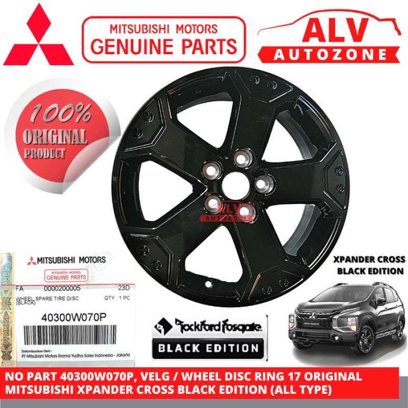 Jual Velg Ring 17 Asli Mitsubishi Xpander Cross Black Edition ...