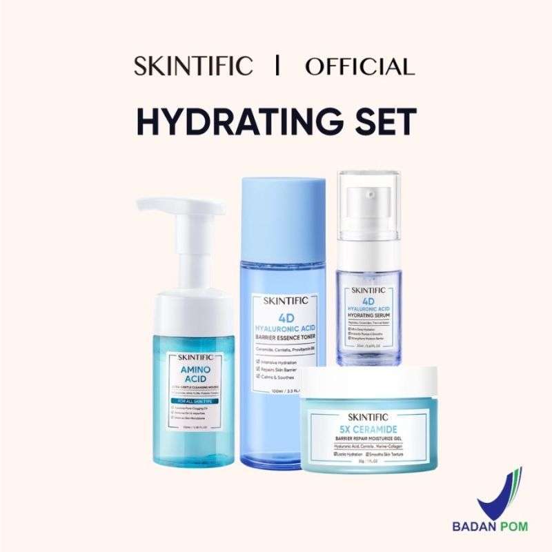 Jual [ SKINTIFIC ] 4D Hyaluronic Acid Toner Serum Amino Acid Cleansing