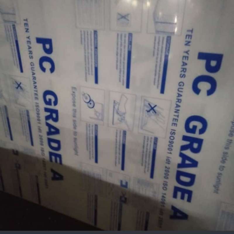 Jual Polycarbonate Sheet Solid Lembaran 2Mm 1220Mm X 2440Mm di Seller ...