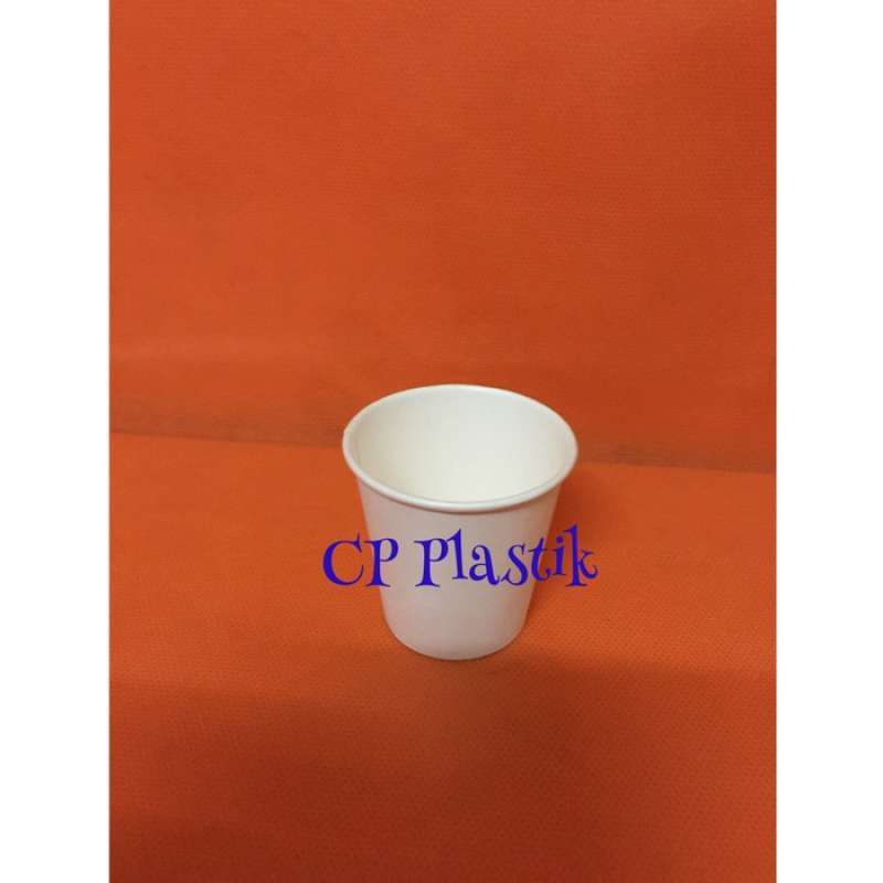 Jual Gojek Only! Grosir Paper Cup Gelas Kertas Polos 4 Oz di Seller NIRMA STORE Cengkareng