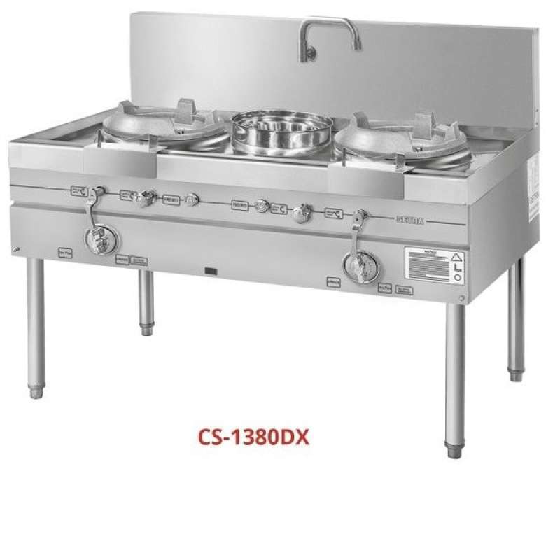 Jual Gas Kwali Range 2 Burner 1 Soup Ring GETRA TIPE CS1380DX di