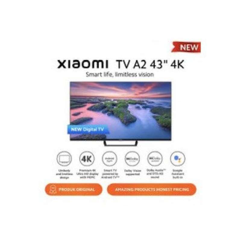 Jual Xiaomi Mi Tv A2 43 Inch 4K UHD Digital TV - Android TV - Garansi ...
