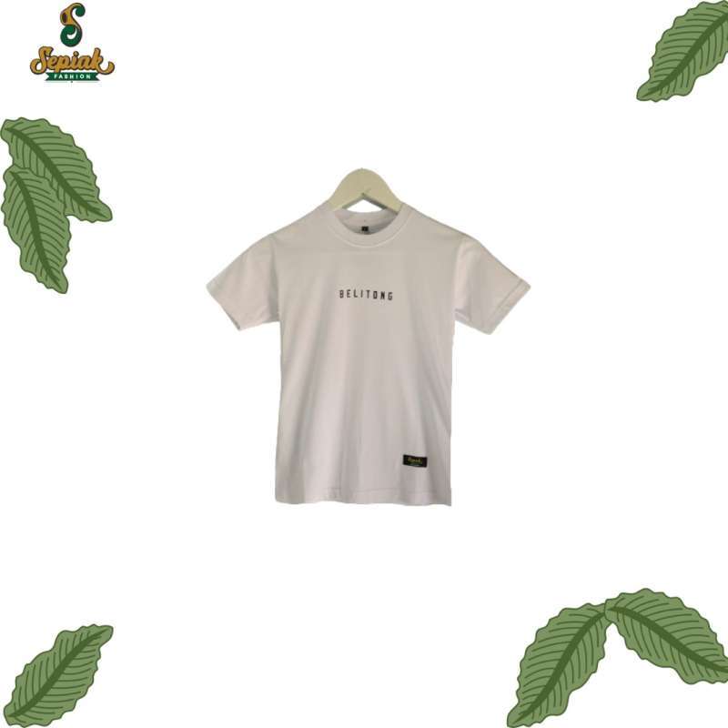 Jual Sepiak Belitong Kaos Atasan Lengan Pendek Anak-anak Belitong Kecil