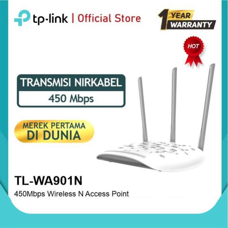 Jual TPLINK TLWA901N 450Mbps Wireless N Access Point router di Seller