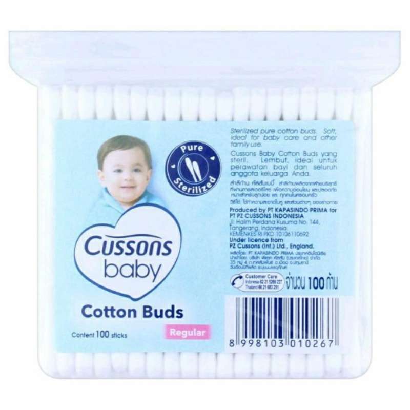 Jual Cussons Baby Cotton Buds Reguler 100 Sticks di Seller Toko Dhetik