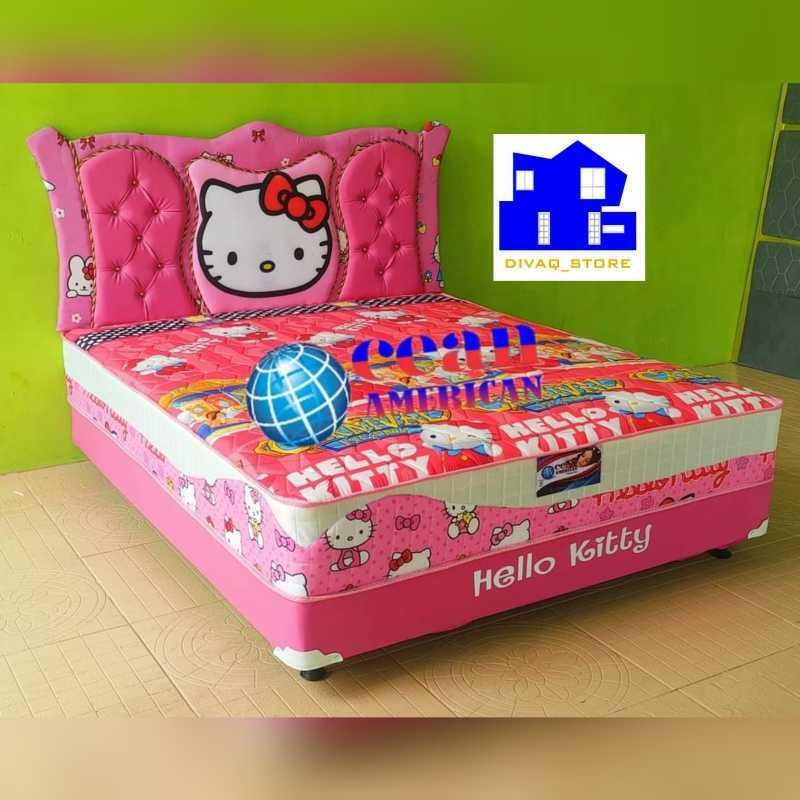 Promo Springbed Boxy Doraemon & Hello Kitty 160 X 200 Hello Kitty