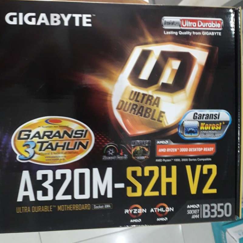Jual MainBoard Gigabyte A320M S2H V2 for AMD GARANSI RESMI di Seller ...