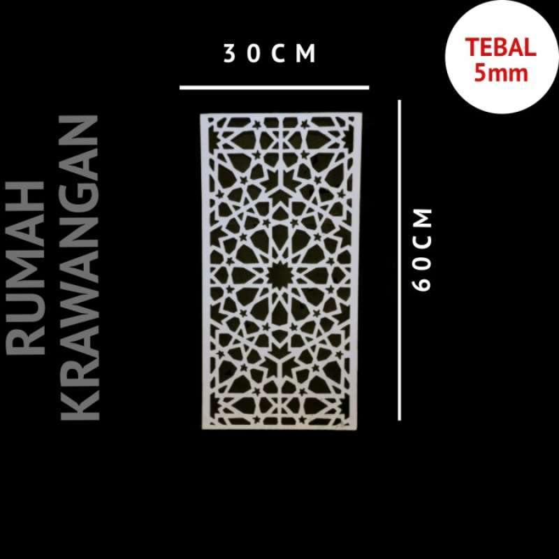 Jual Krawangan Pvc Board / Ornamen Pvc Board 5Mm Uk 30X60Cm ...