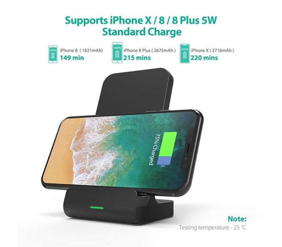 Jual RavPower Wireless Charger Stand 2 s QiEnabled Devices di Seller