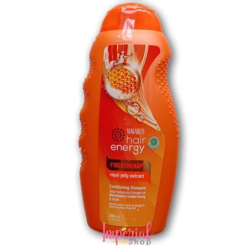 Jual Makarizo Hair Energy Fibertherapy Royal Jelly Shampoo 330ml