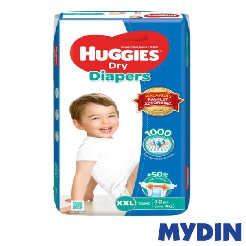 Jual Huggies Dry Diapers XXL40 Malaysia 5490067 di Seller Youbeli