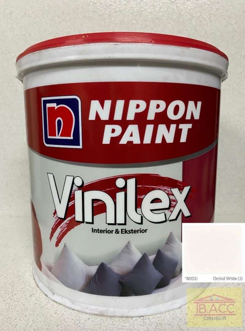 Jual Cat Tembok Vinilex 5kg Nippon Paint Vinilex 8003 Orchid White di