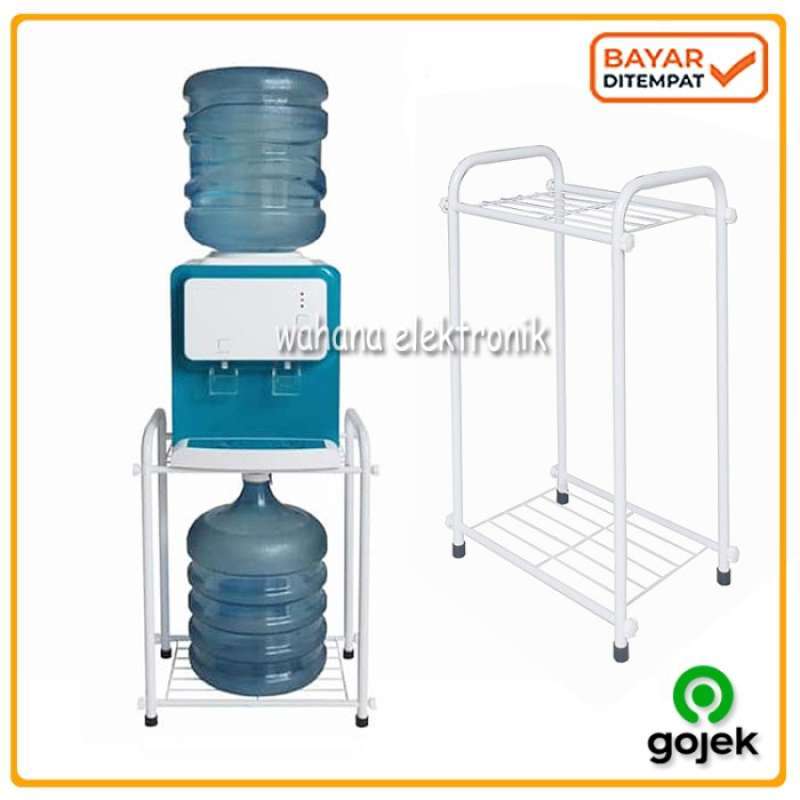 Jual Rak Minimalis Dispenser Galon 2 Susun + Rak Bawah Bisa Simpan