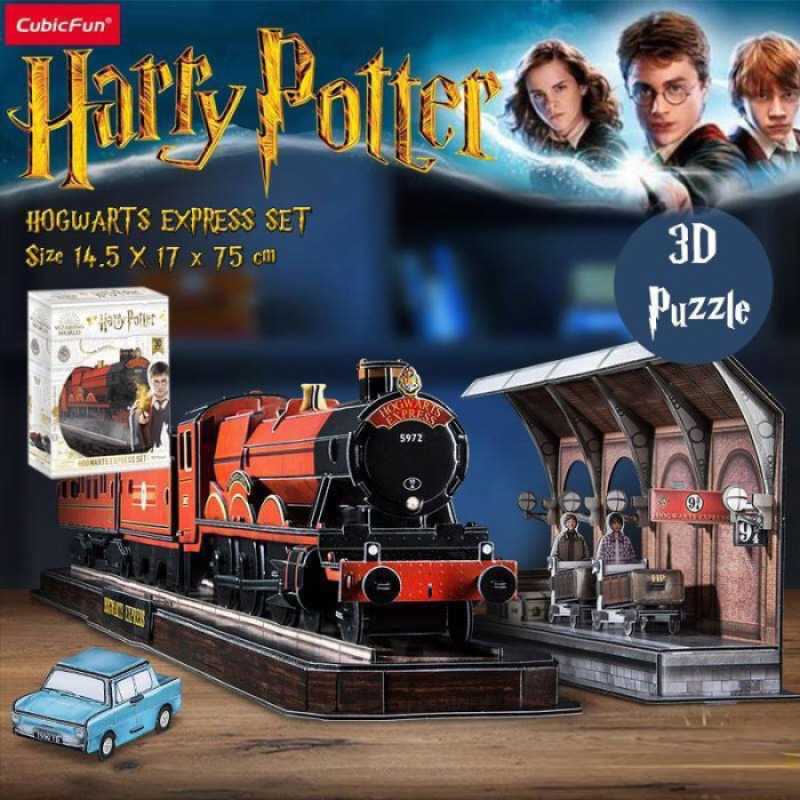 Jual Cubicfun Harry Potter Hogwarts Express 3D Puzzle di Seller