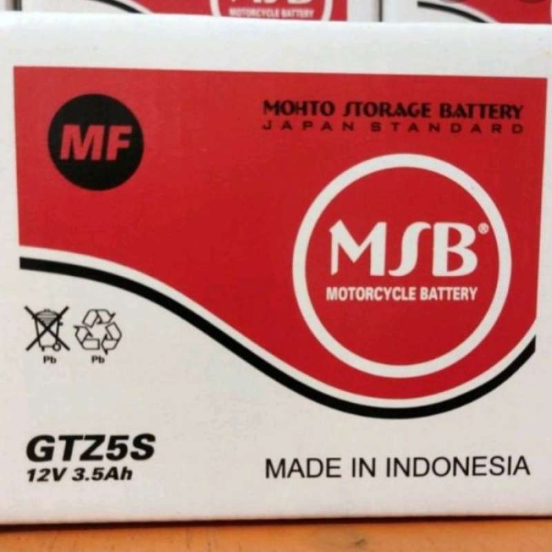 Jual AKI MOTOR MATIC HONDA VARIO 110 BEAT SCOOPY GTZ5S AKI KERING di