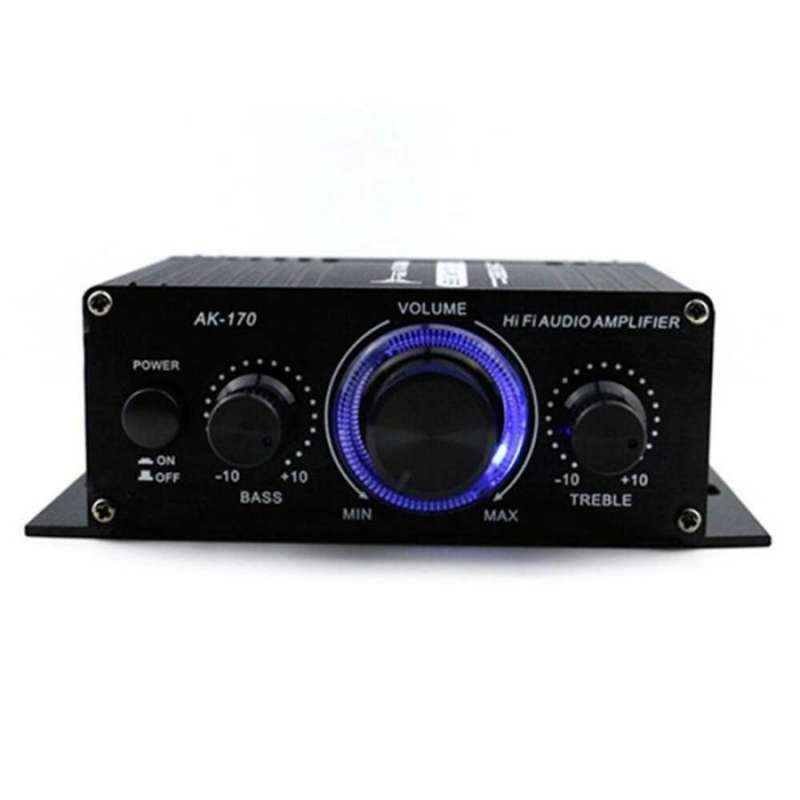 Jual ANENG HiFi Mini Stereo Car audio Amplifier Treble Bass Booster AK