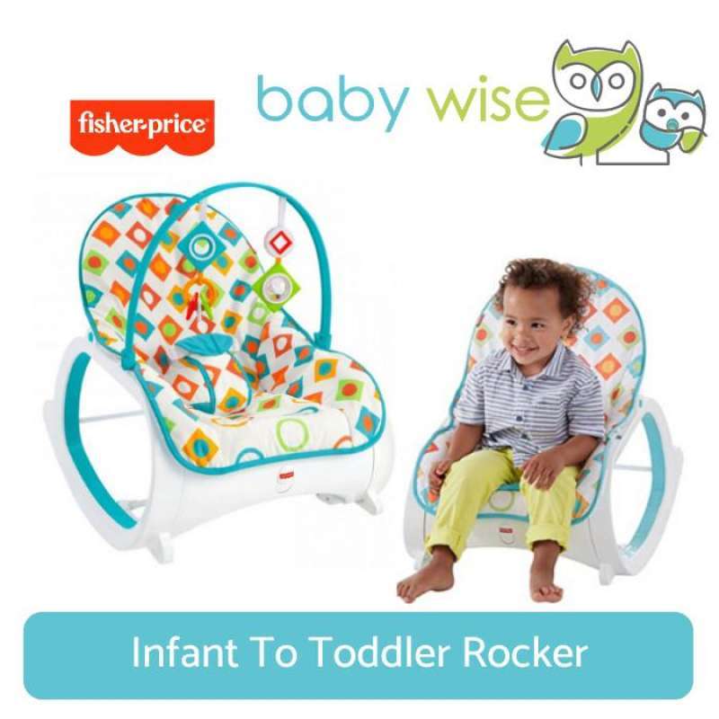 Jual Fisher Price Infant To Toddler Rocker Geo Diamonds (CMP83) di