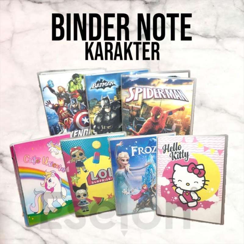 Jual Map binder A5 karakter / Map binder fancy di Seller Eselon ...