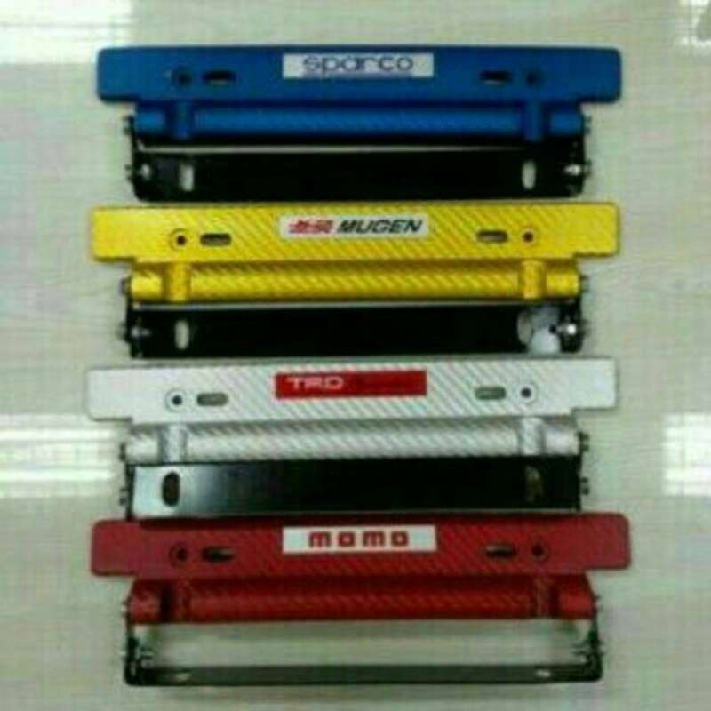 Promo Tatakan Nomor / Plat JDM Model Carbon Warna Diskon 16% di Seller