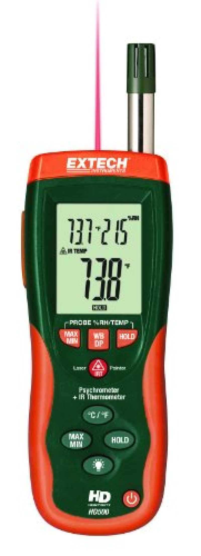 Promo EXTECH HD500 - PSYCHROMETER with 30:1 Infrared Thermometer Diskon ...