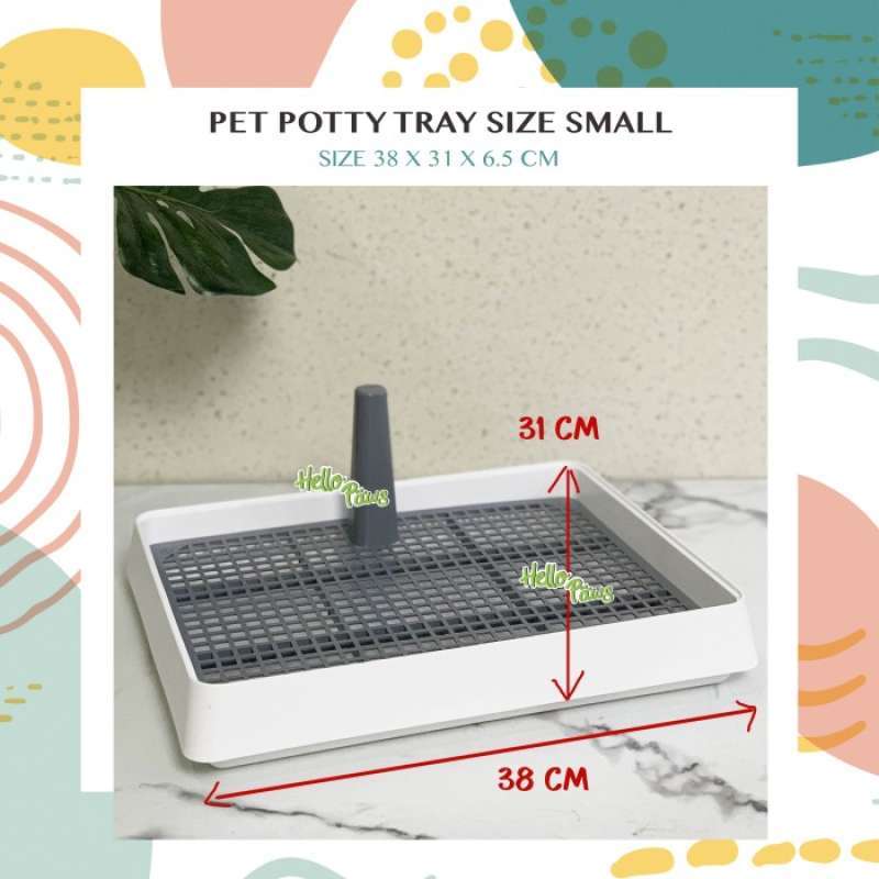 Promo Small Potty Tray for Puppy / Pee Pad Holder Tatakan Alas Pipis