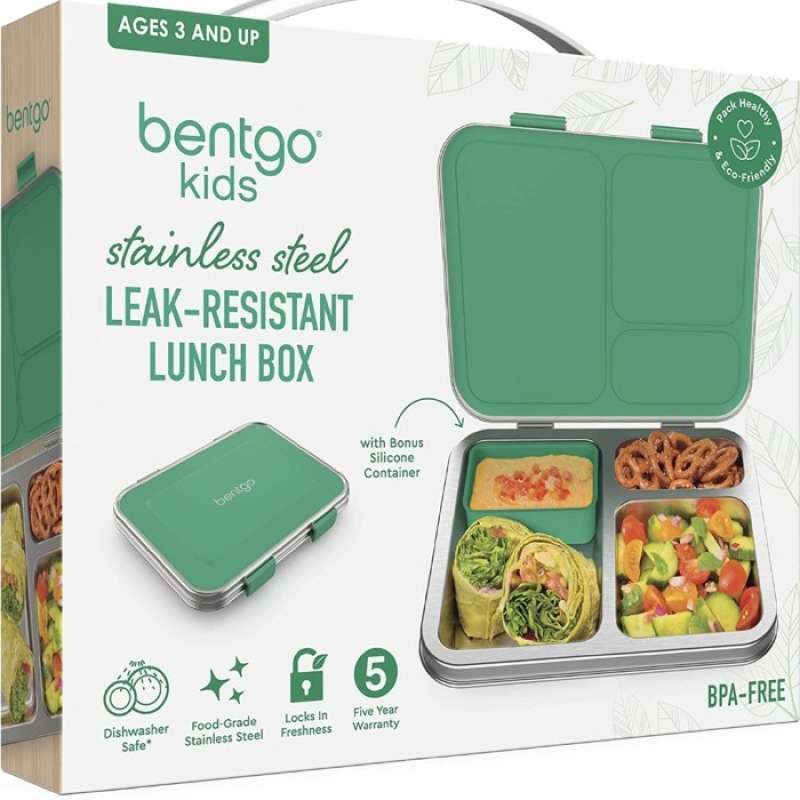 Promo Bentgo Kids Stainless Steel LeakResistant Lunch Box ( Green
