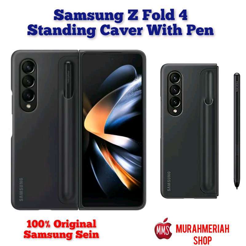 Jual Samsung Galaxy Z Fold 4 Standing Cover With Pen 100% Original